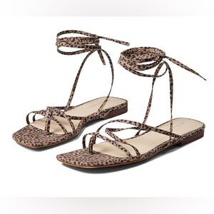 Marc Fisher Dark Brown Strappy Sandals